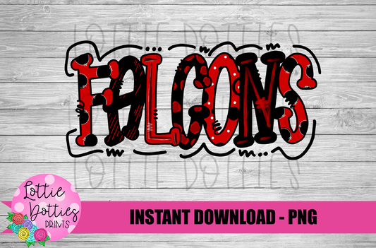 Falcons PNG - Falcons  -  Sublimation design - Digital Download