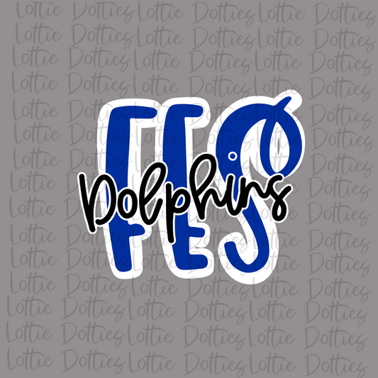 FES Dolphins PNG - Dolphins  - Sublimation - Digital Download