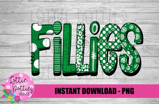 Fillies - PNG - Fillies Sublimation - Digital Download
