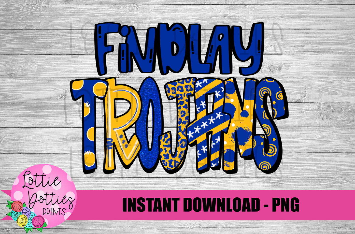 Lindlay Trojans PNG - Trojans sublimation design - Digital Download