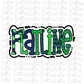 Flatline Baseball - PNG Flatline - Sublimation - Digital Download
