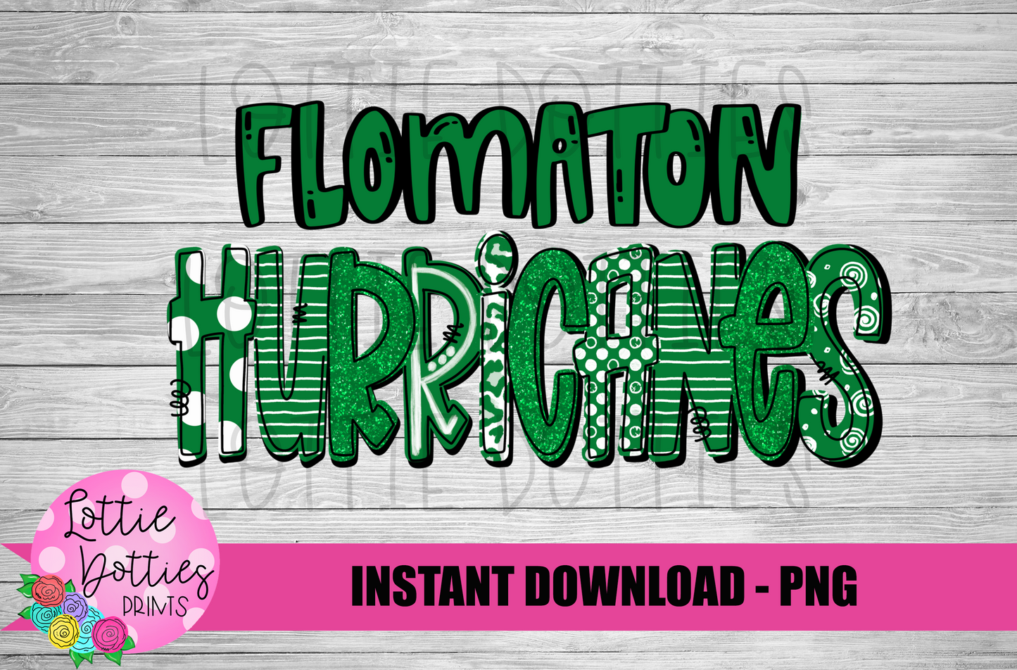 Flomaton Hurricanes PNG - Hurricanes sublimation design - Digital Download