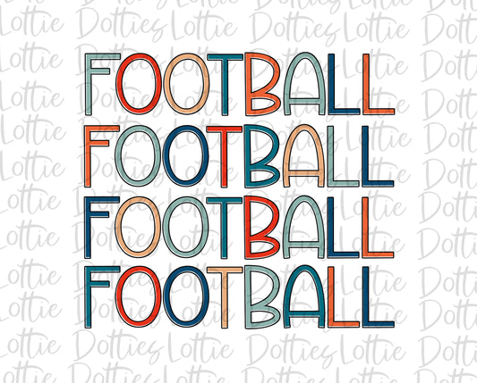 Football  - PNG - Football - Sublimation design - Digital Download