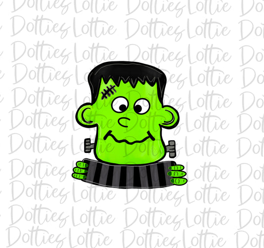 Frankenstein Png - Frankenstein Png - Halloween Sublimation Design - Kids Halloween Design - Digital Download