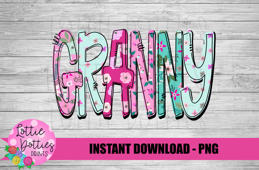 Granny Png - Mother’s Day sublimation Png - Digital Download