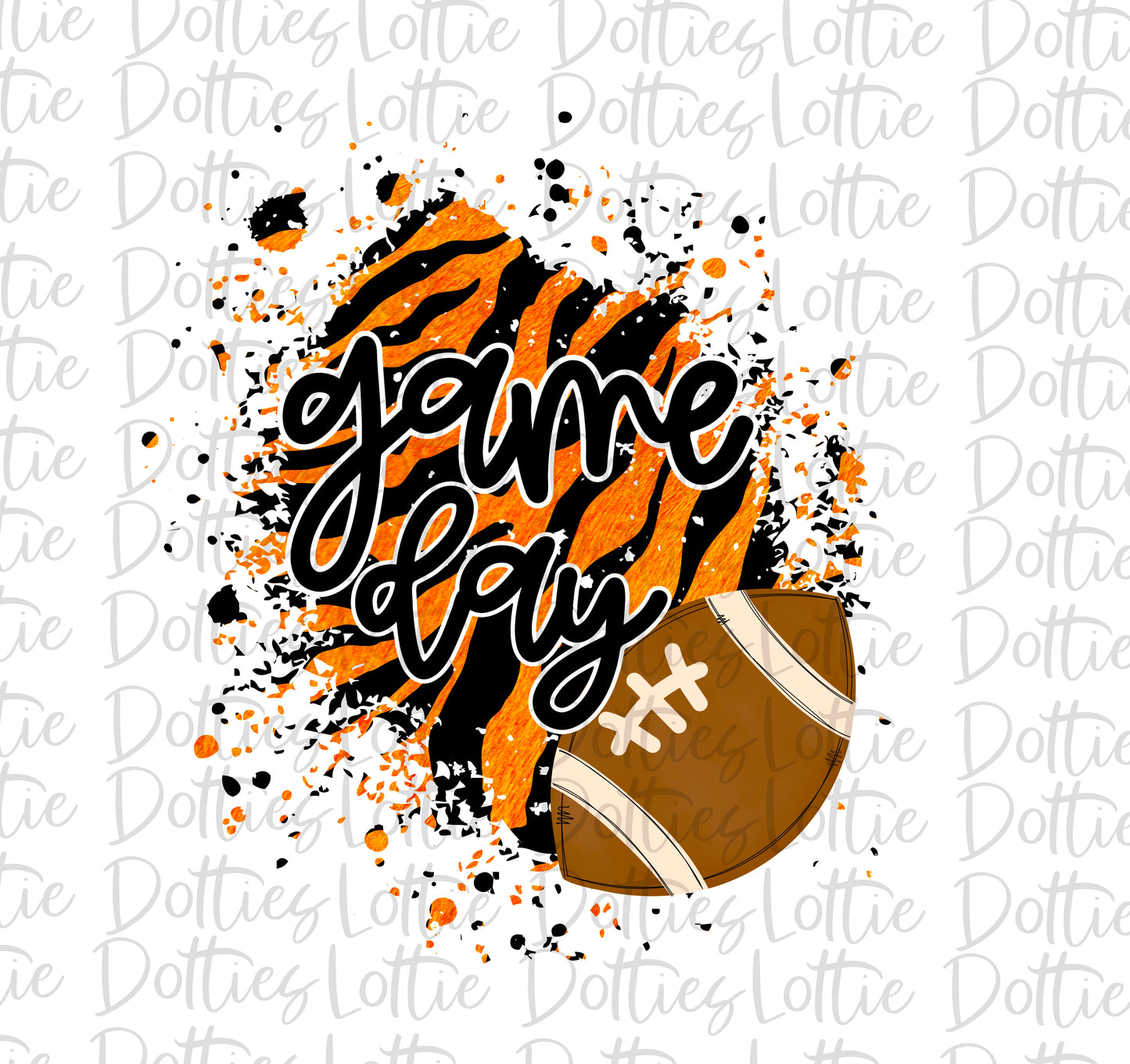 Game Day - PNG - Football  - Sublimation - Digital Download