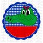 Gator Scallop - Png - Gator Sublimation Design - School Spirit Design - Digital Download