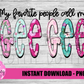 My Favorite People Call Me Gee Gee Png - Mother’s Day sublimation design - Digital download