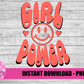 Girl Power PNG - Girl Power Sublimation - Digital Download