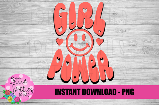 Girl Power PNG - Girl Power Sublimation - Digital Download