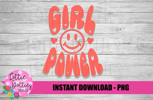 Girl Power PNG - Girl Power Sublimation - Digital Download