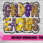 Golden Eagles PNG - Eagles -  sublimation design - Digital Download