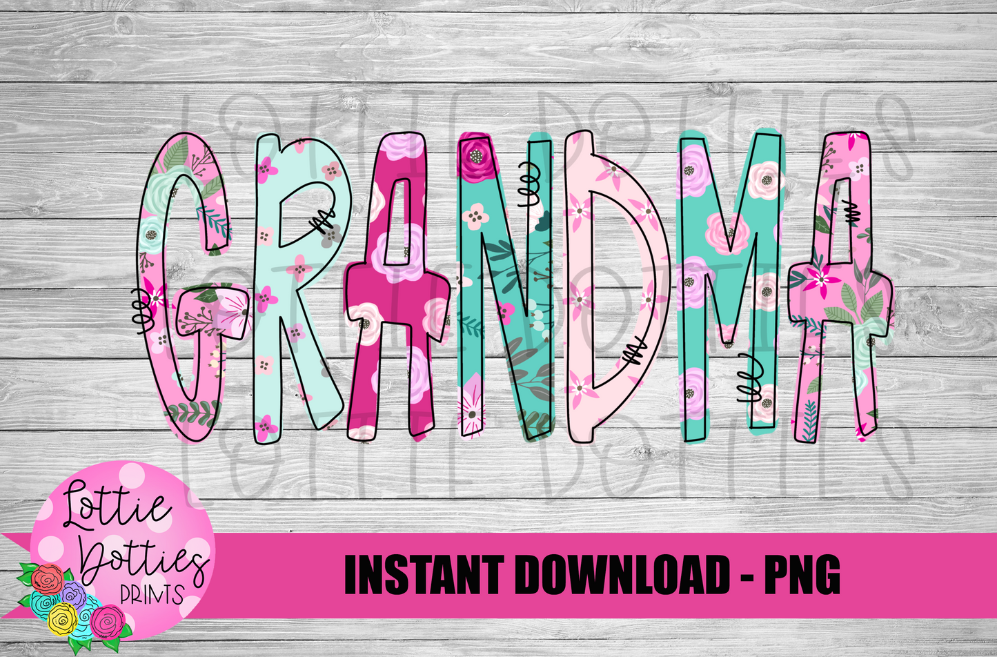 Grandma Png - Mother’s Day sublimation design - digital download