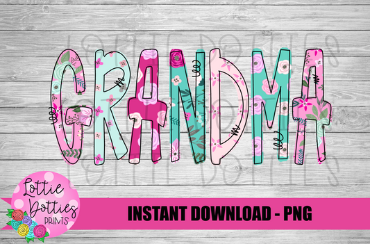 Grandma Png - Mother’s Day sublimation design - digital download