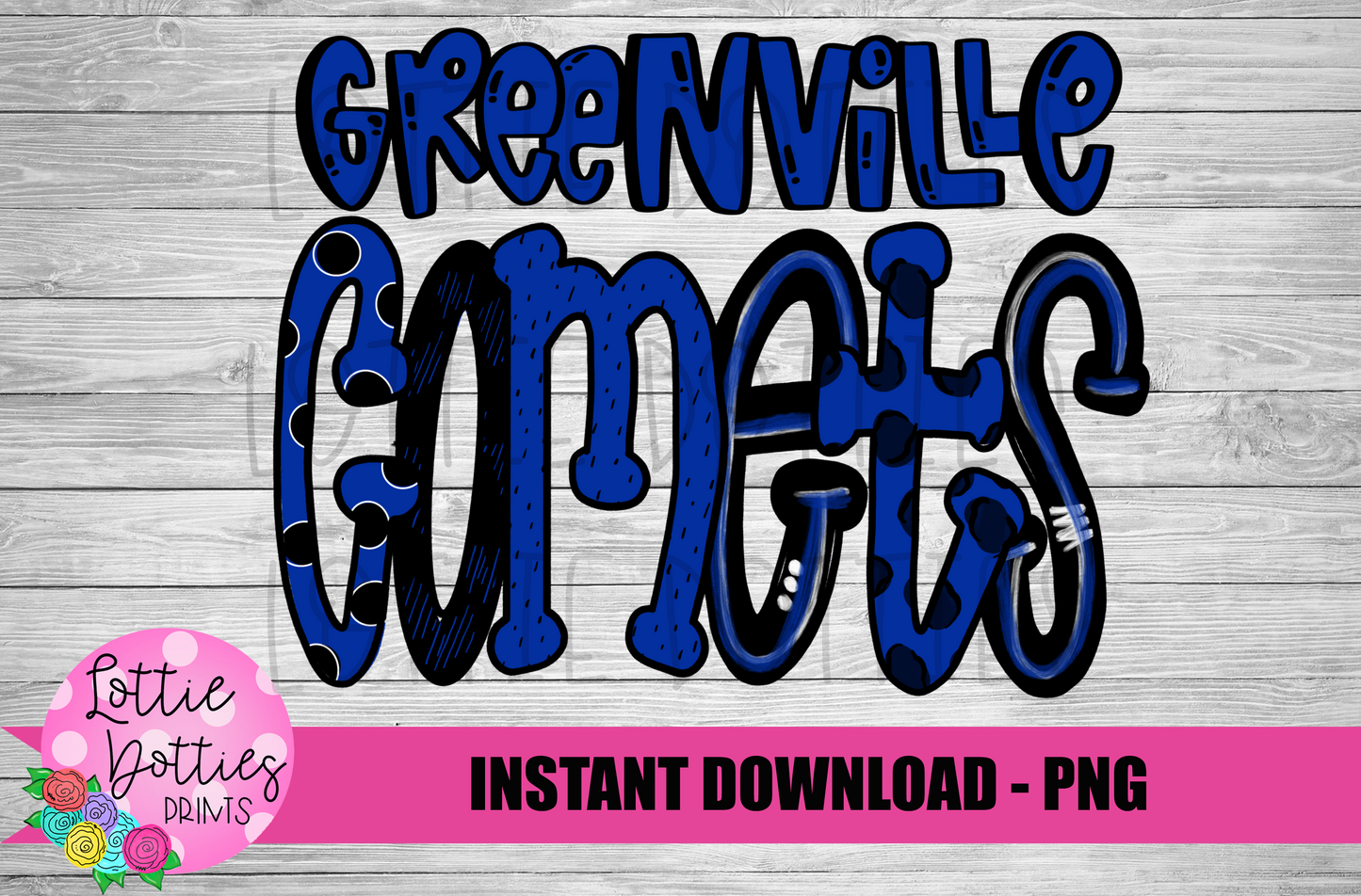 Greenville Comets - PNG - Comets -  Sublimation - Digital Download