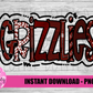Grizzlies PNG - Grizzlies Sublimation - Digitial Download