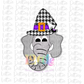 Halloween Elephant Png  -  Elephant Sublimation Design -  Sublimation Design