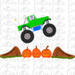 Halloween Monster Truck - PNG - Monster Truck -  Halloween Sublimation -  Digital Download