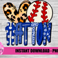 Love Baseball Hatton PNG -  Hatton -  sublimation design - Digital Download