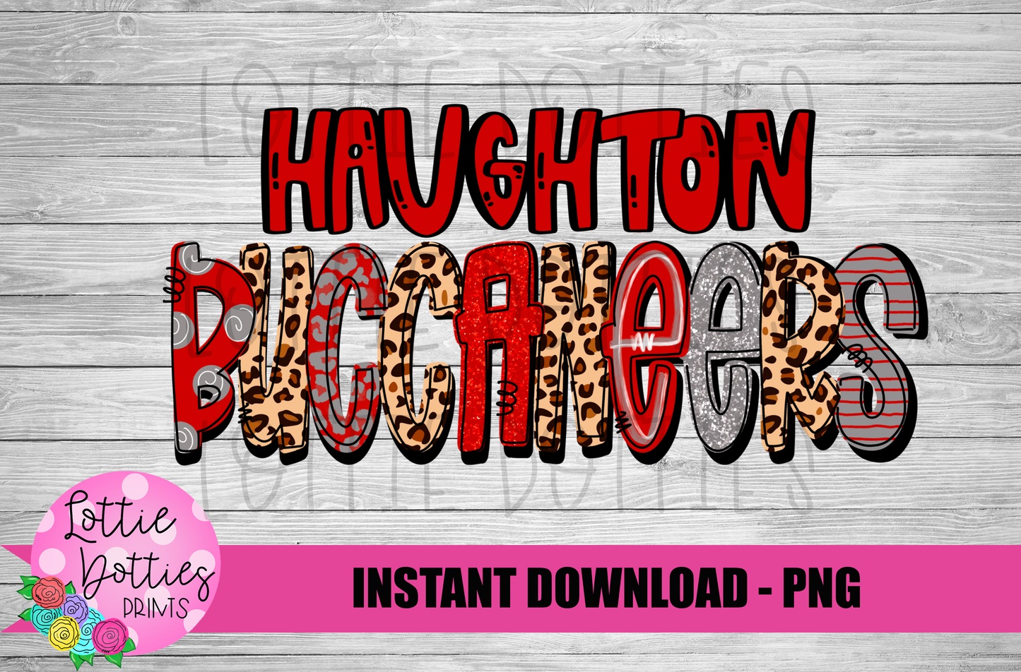 Haughton Buccaneers PNG - Buccaneers Sublimation - Mascot