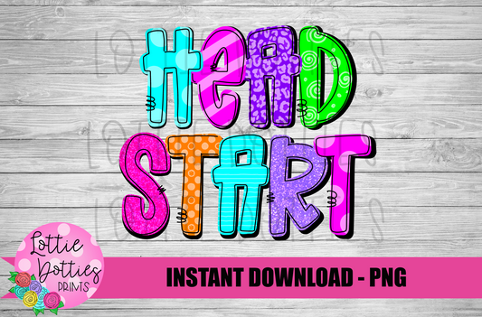 Head Start - PNG - Head Start - Sublimation