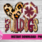 Heart Pom Bulldogs -  PNG - Bulldogs  -  sublimation design - Digital Download