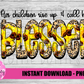 Her Children Rise Up and Call Her Blessed - PNG - Sublimation - Sunflowers and Leopard - Digital Download