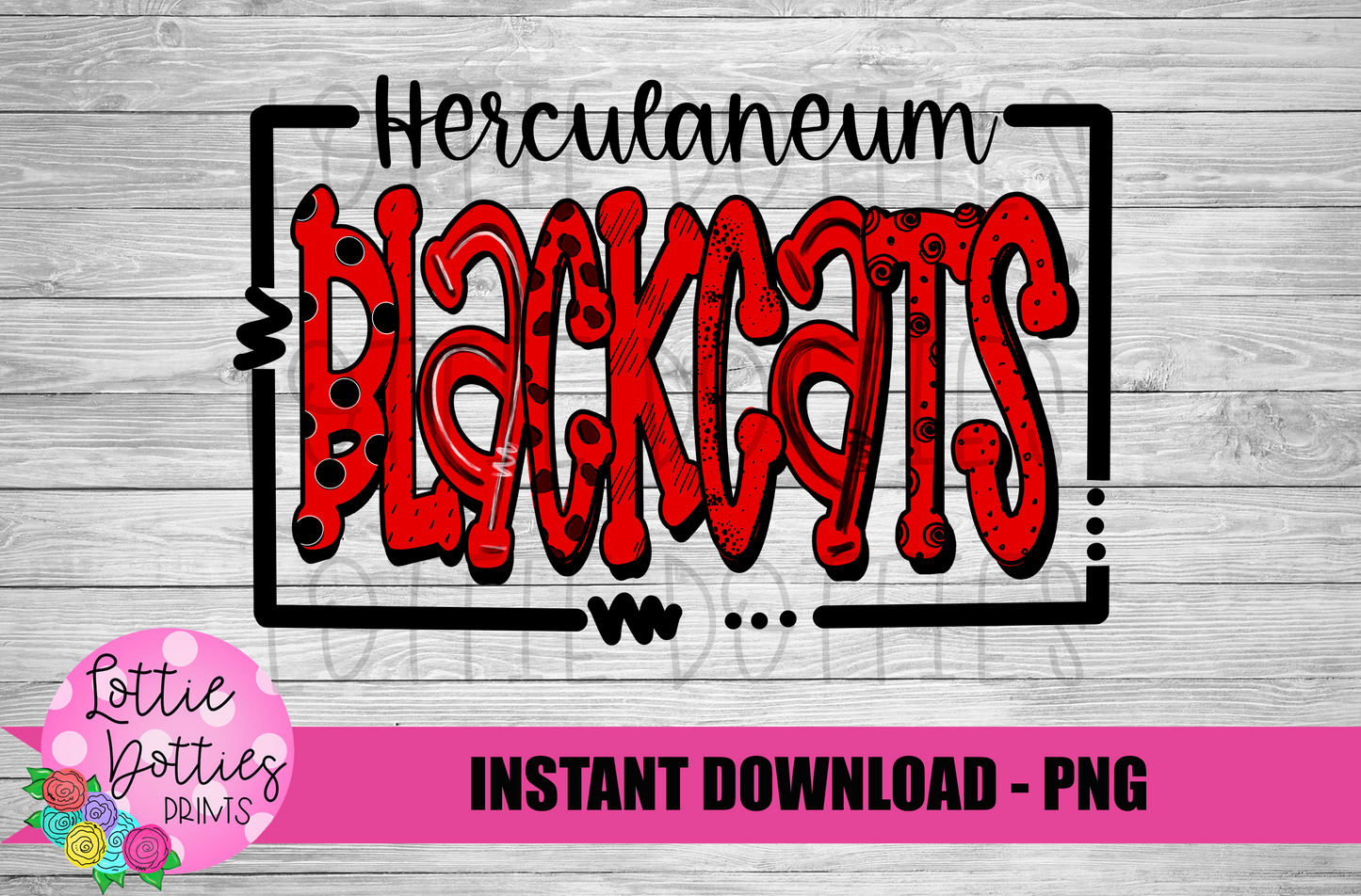 Herculaneum Blackcats - PNG - Blackcats - Sublimation - Digital Download