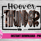 Hoover Thunder - PNG - Hoover  - Sublimation - Digital Download