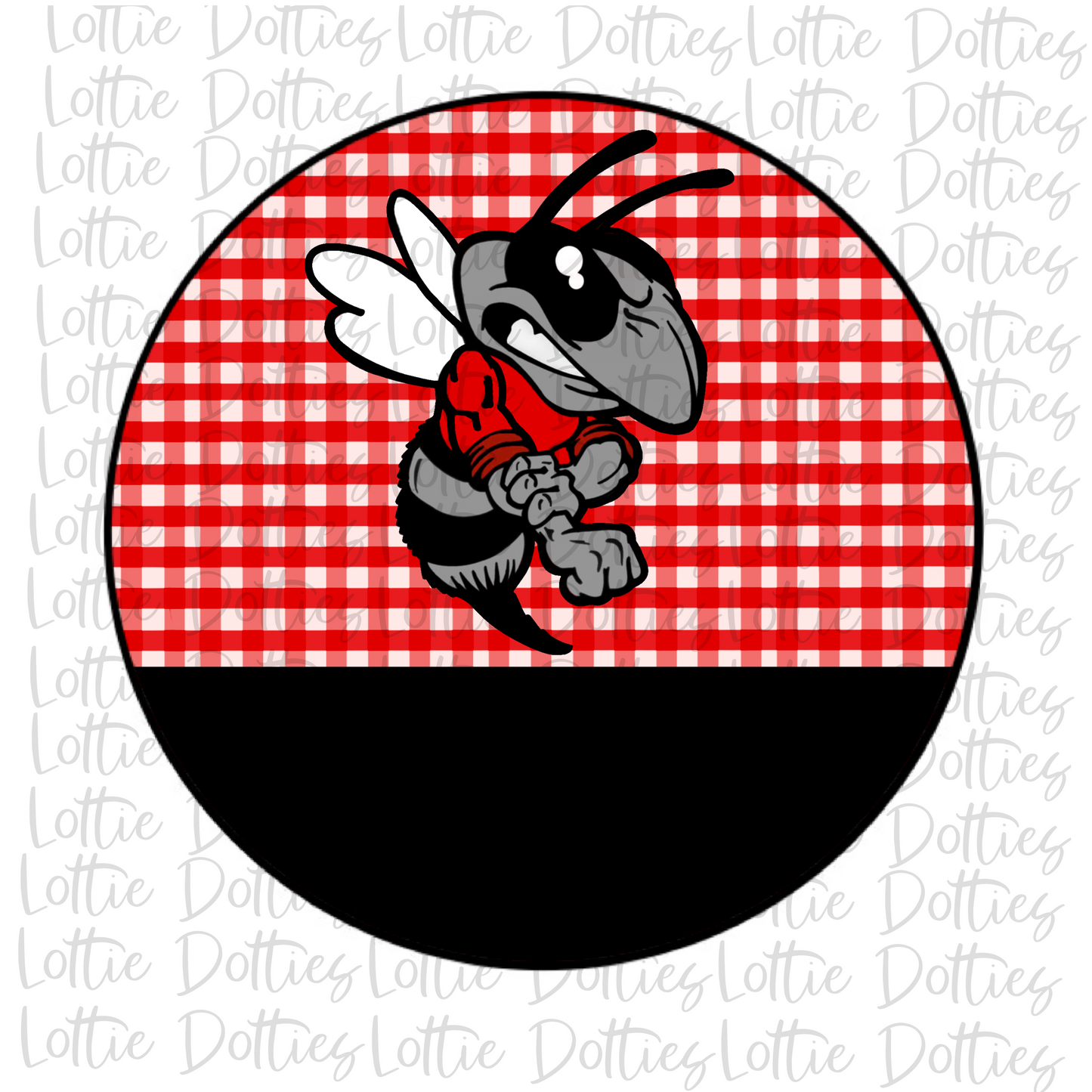 Hornet Circle Png - Hornet Sublimation Design - School Spirit Design - Digital Download