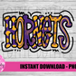 Hornets PNG -  Hornets   -  sublimation design - Digital Download
