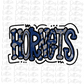 Hornets PNG -  Hornets   -  Sublimation Design - Navy and Gray  - Digital Download