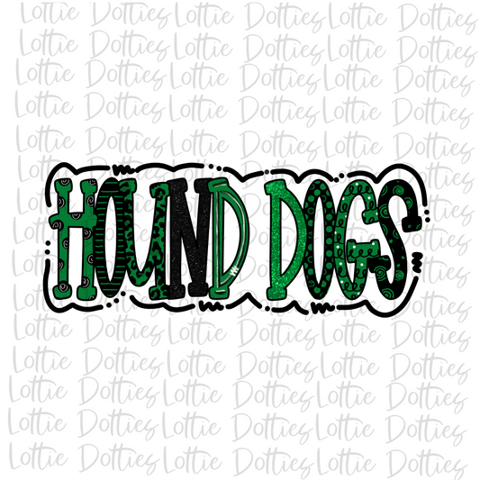 Hound Dogs - PNG - Hound Dogs Sublimation - Digital Download