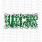 Hurricanes PNG - Hurricanes Green and White -  Sublimation Design - Digital Download