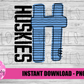 Huskies PNG - Huskies Sublimation design - Digital Download