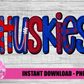 Huskies PNG - sublimation design - Digital Download