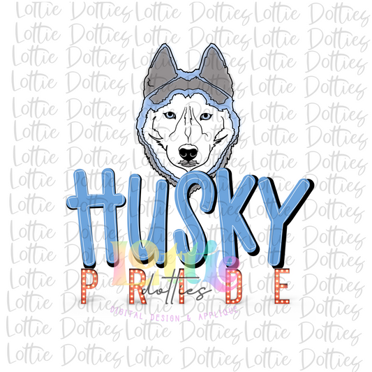 Husky Pride  PNG - Husky Sublimation design - Digital Download