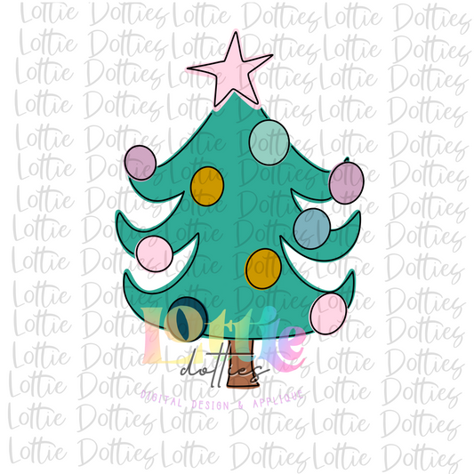 Christmas Tree Png - Christmas Sublimation Design - Digital Download