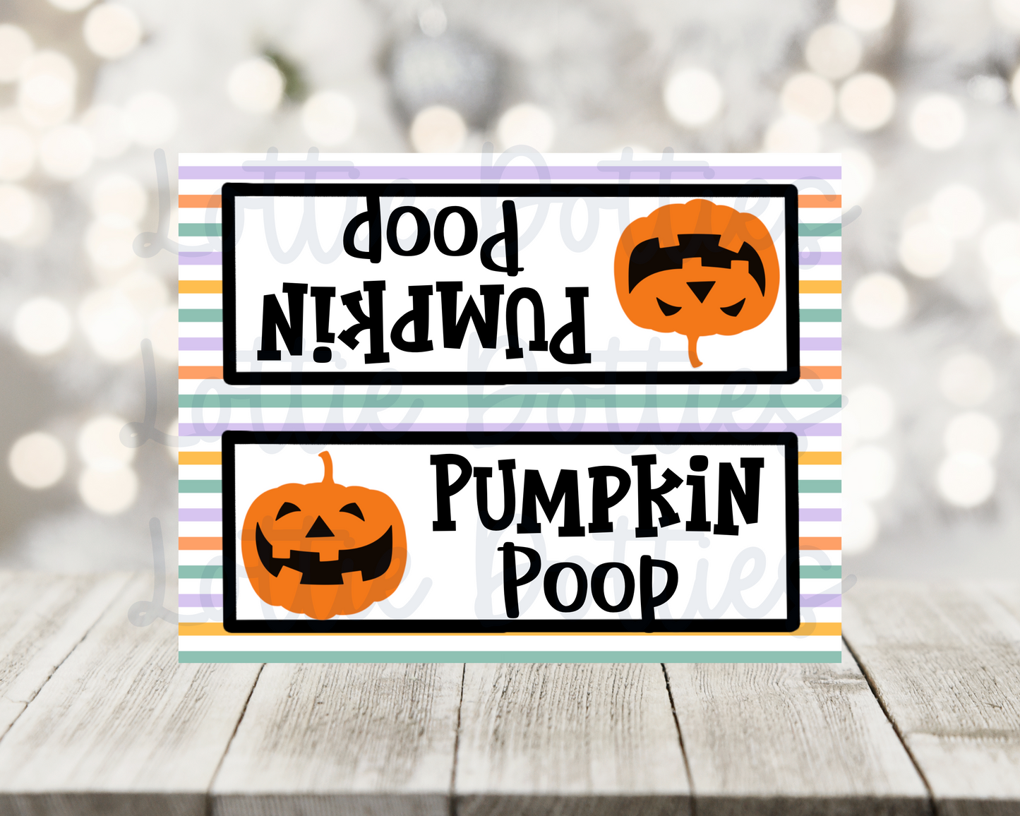 Pumpkin Poop PNG - Bag Toppers - Sublimation - Digital Download