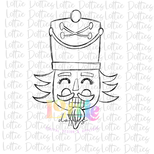 Nutcrackers PNG - Sketch Design - Christmas Sublimation - Digital Download