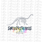 Snoreasaurus PNG - Snoreasaurus Bones - Sublimation - Digital Download