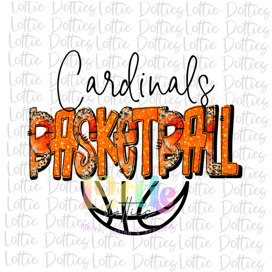 Cardinals Basketball - PNG - Cardinals  Sublimation design - Digital Download