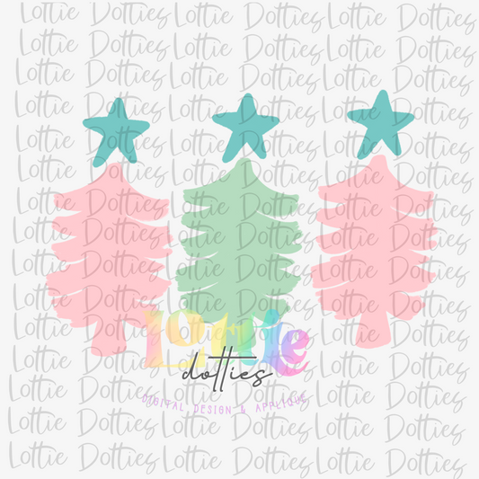 Christmas Trees Png - Christmas Sublimation Design - Digital Download