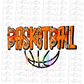 Basketball Png -Basketball  Sublimation Design - Digital Download