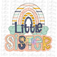 Little Sister PNG - Little Sister Sublimation - Digital Download