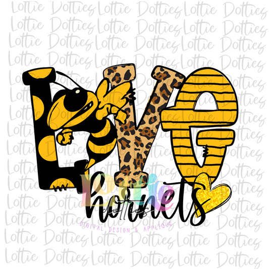 Love Hornets PNG -- Instant Download - Digital Download -Sublimation Design