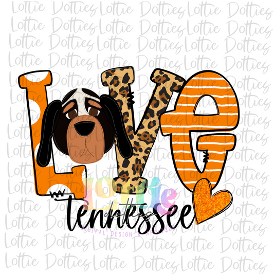 Love Tennessee PNG | Mascot Design | Digital Download