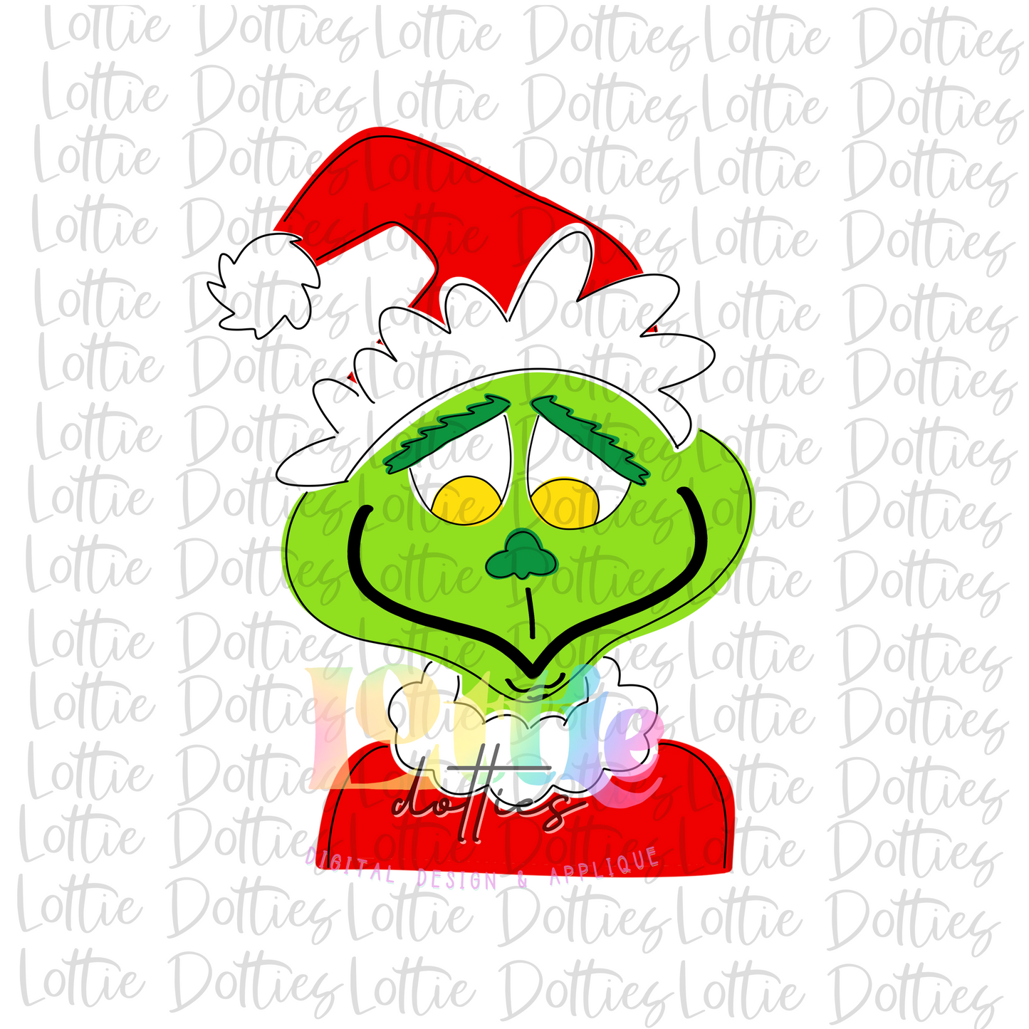 Mean One Png - Mean One Sublimation - Christmas Design - Digital Download