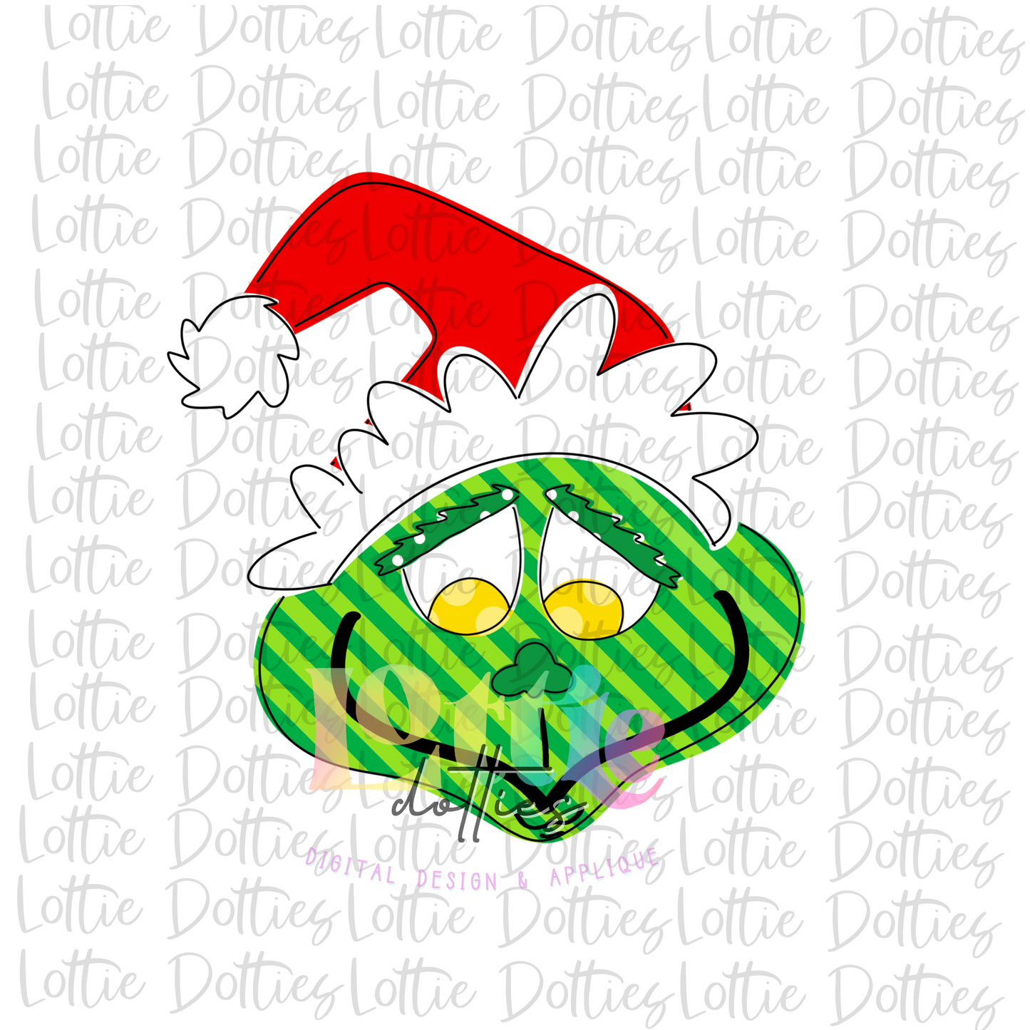 Mean One Png - Mean One Sublimation - Christmas Design - Digital Download