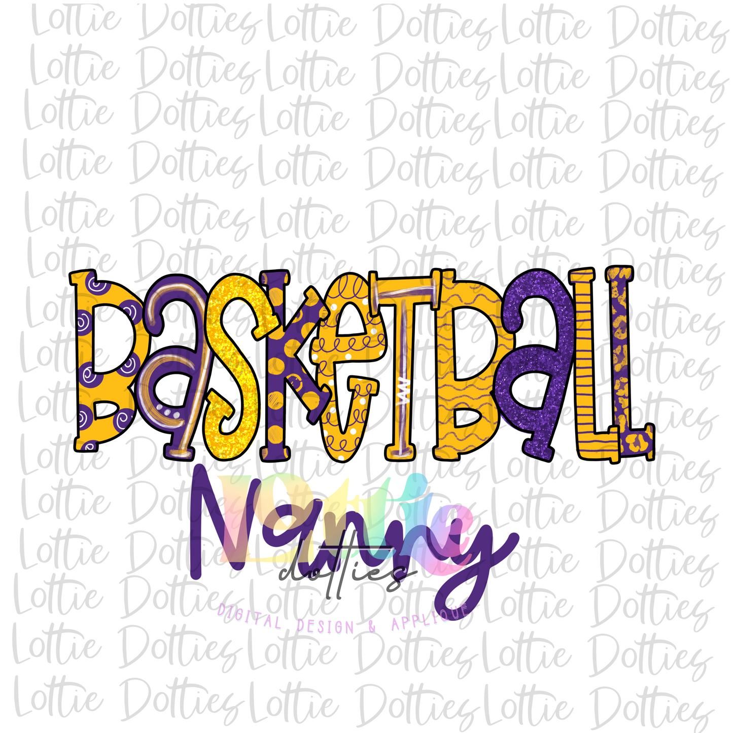 Basketball  Nanny   Png - Basketball  Sublimation Design - Digital Download